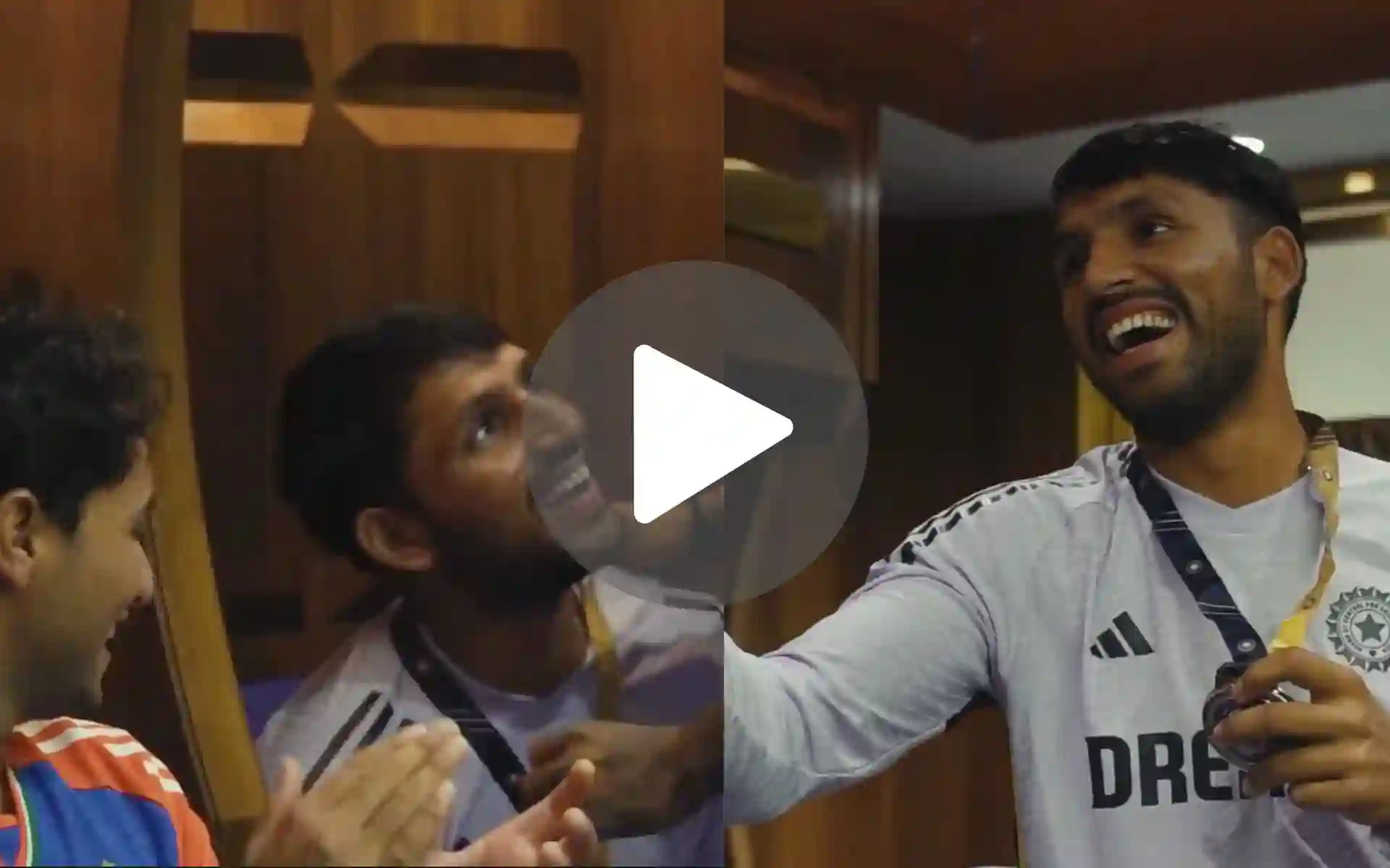 [Watch] Surya Leaves Jurel Stunned With Surprise Fielding Medal In Dressing Room BTS